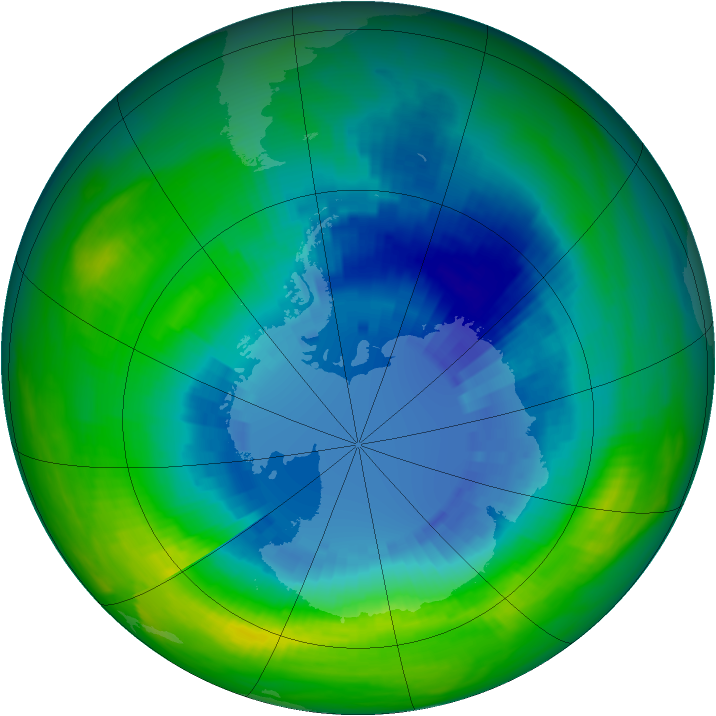 Ozone Map 1986-09-03